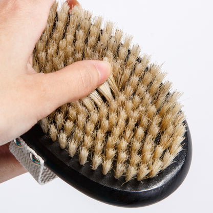 Premium Black Beech Wood Bath Brush™