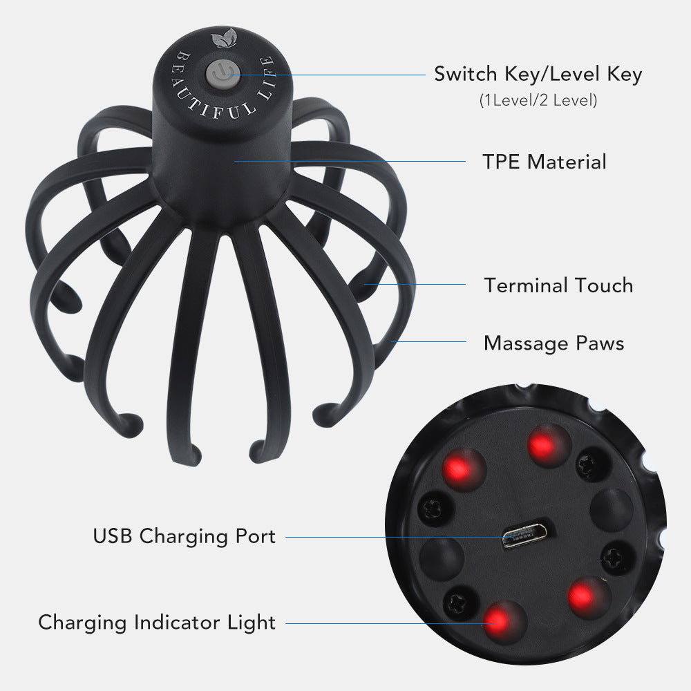 Octopus Head Massager Electric™