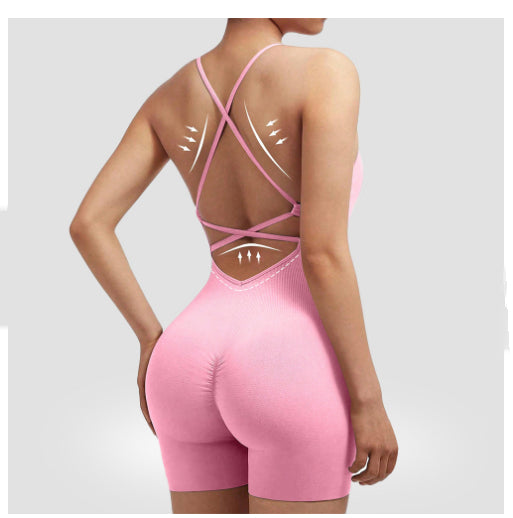 Seamless Peach Hip One-Piece Jumpsuit™