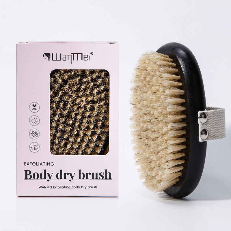 Premium Black Beech Wood Bath Brush™