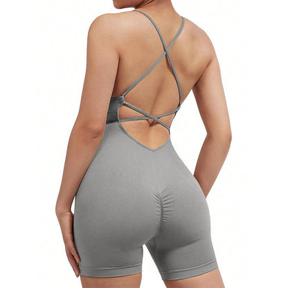 Seamless Peach Hip One-Piece Jumpsuit™