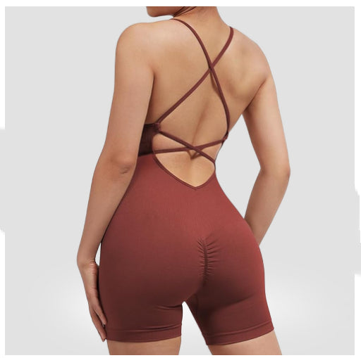 Seamless Peach Hip One-Piece Jumpsuit™