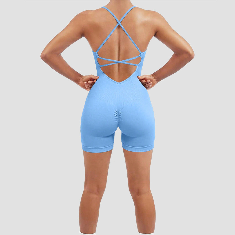 Seamless Peach Hip One-Piece Jumpsuit™