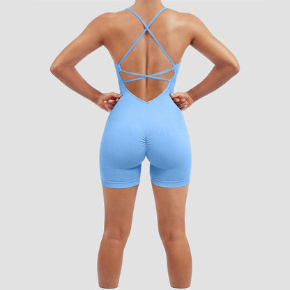 Seamless Peach Hip One-Piece Jumpsuit™