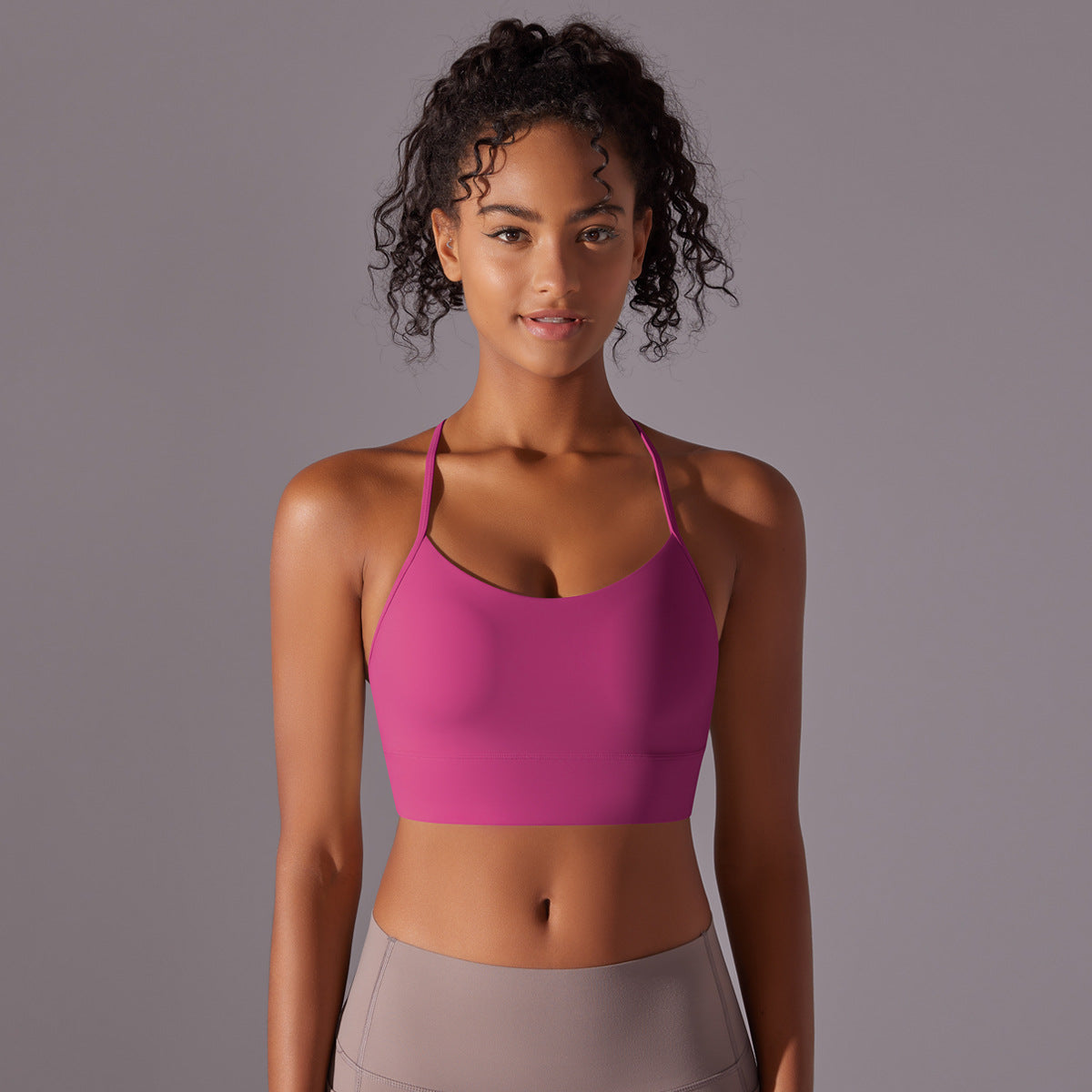 Female Shockproof Push-up Yoga Exercise Vest