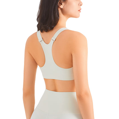 Zip Front Sports Bra Plus Size™