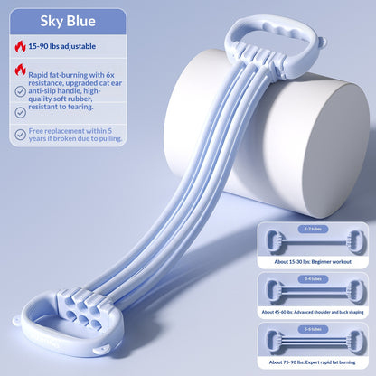 6-Loop Resistance Band for Yoga, Stretching & Full-Body Workout™